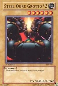Steel Ogre Grotto #2 PSV-001 1st Edition Yu-Gi-Oh card from Pharaoh's Servant