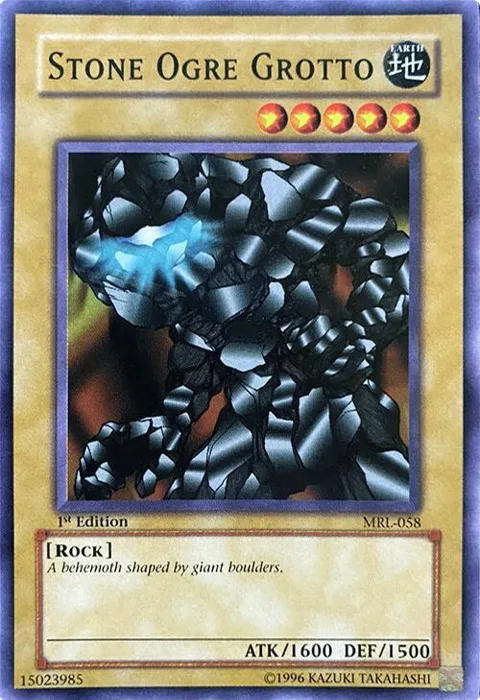 Stone Ogre Grotto MRL-058 Unlimited Yu-Gi-Oh card from Magic Ruler