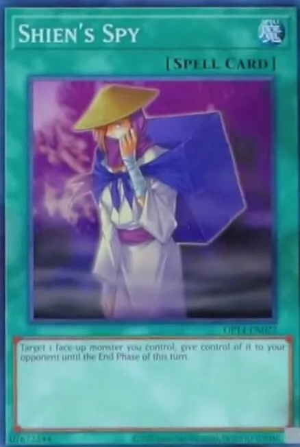 Shien's Spy OP14-EN022 Yu-Gi-Oh card from OTS Tournament Pack 14
