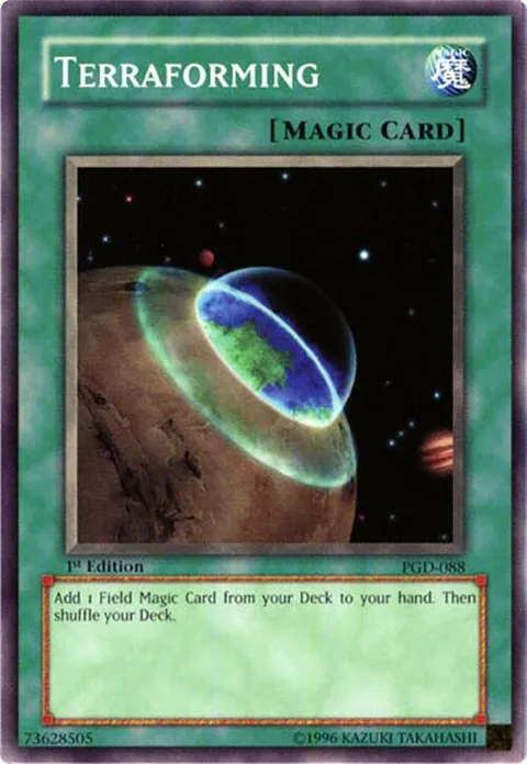 Terraforming PGD-088 Unlimited Yu-Gi-Oh card from Pharaonic Guardian