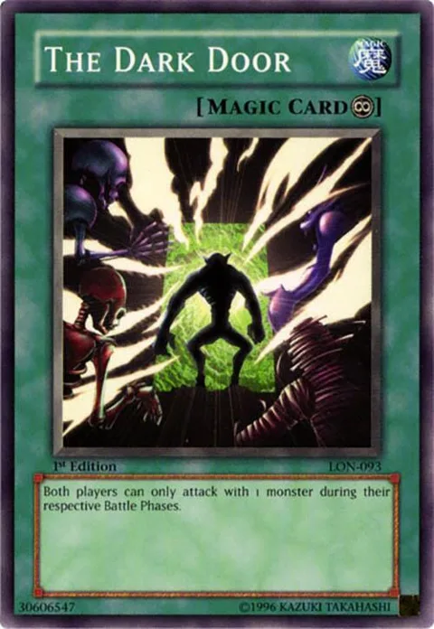 The Dark Door LON-093 Unlimited Yu-Gi-Oh card from Labyrinth of Nightmare