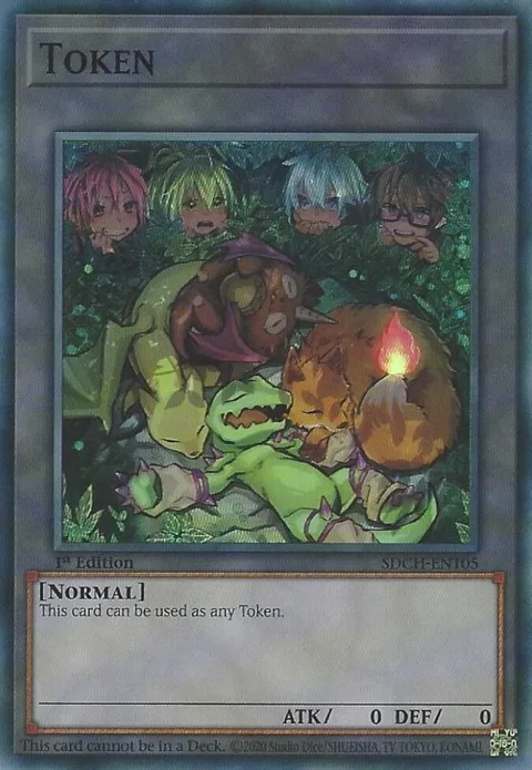Token: Charmers and their Familiars SDCH-ENT05 Yu-Gi-Oh card from Structure Deck: Spirit Charmers