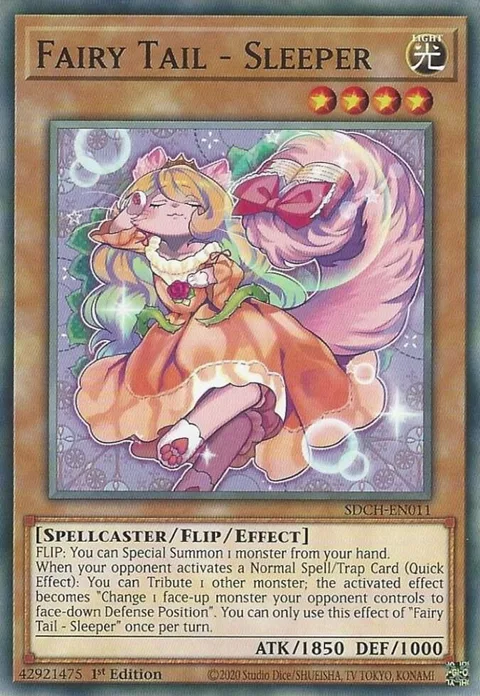 Fairy Tail - Sleeper SDCH-EN011 Yu-Gi-Oh card from Structure Deck: Spirit Charmers