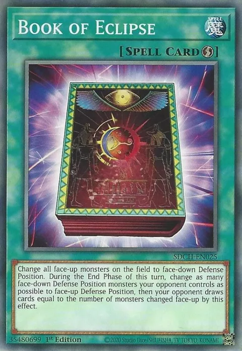 Book of Eclipse SDCH-EN025 Yu-Gi-Oh card from Structure Deck: Spirit Charmers