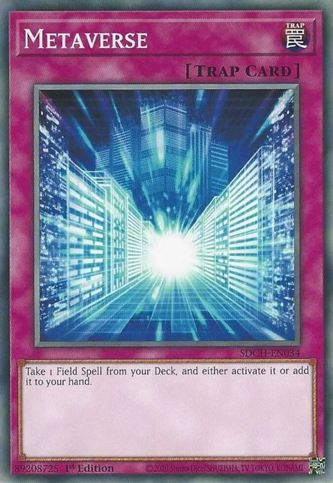 Metaverse SDCH-EN034 Yu-Gi-Oh card from Structure Deck: Spirit Charmers