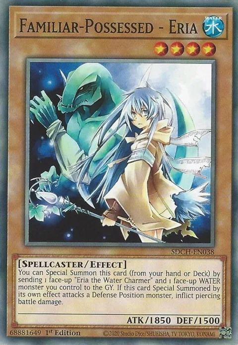Familiar-Possessed - Eria SDCH-EN038 Yu-Gi-Oh card from Structure Deck: Spirit Charmers