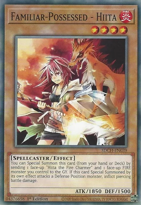 Familiar-Possessed - Hiita SDCH-EN039 Yu-Gi-Oh card from Structure Deck: Spirit Charmers