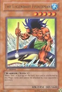The Legendary Fisherman PSV-076 Unlimited Yu-Gi-Oh card from Pharaoh's Servant