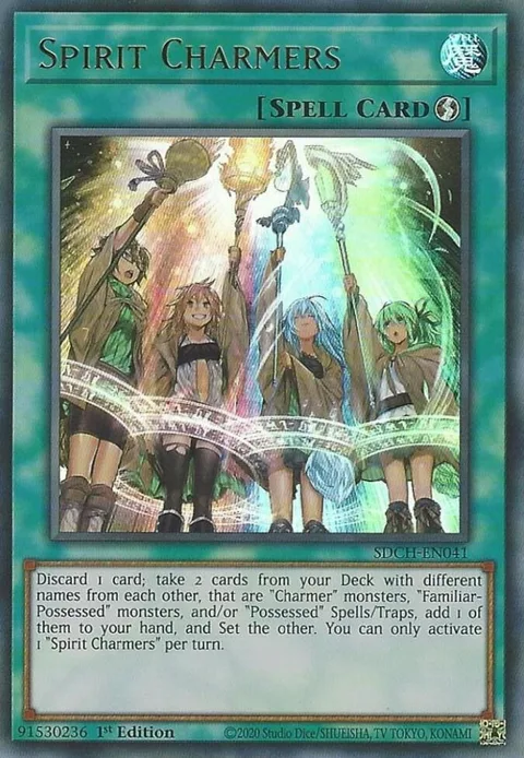 Spirit Charmers SDCH-EN041 Yu-Gi-Oh card from Structure Deck: Spirit Charmers