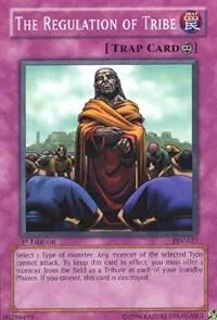 The Regulation of Tribe PSV-027 1st Edition Yu-Gi-Oh card from Pharaoh's Servant
