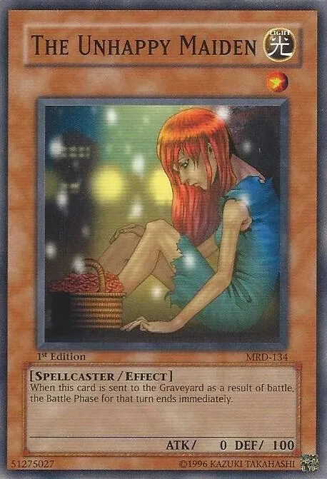 The Unhappy Maiden MRD-134 Unlimited Yu-Gi-Oh card from Metal Raiders