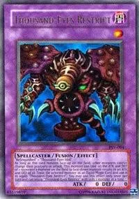 Thousand-Eyes Restrict PSV-084 Unlimited Yu-Gi-Oh card from Pharaoh's Servant