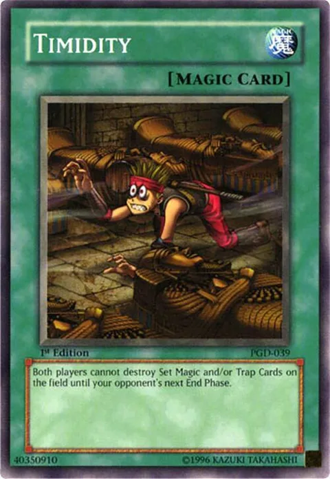 Timidity PGD-039 Unlimited Yu-Gi-Oh card from Pharaonic Guardian