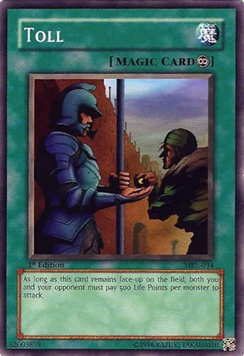 Toll MRL-034 1st Edition Yu-Gi-Oh card from Magic Ruler