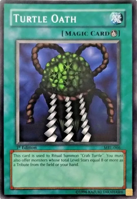 Turtle Oath MRL-066 Unlimited Yu-Gi-Oh card from Magic Ruler