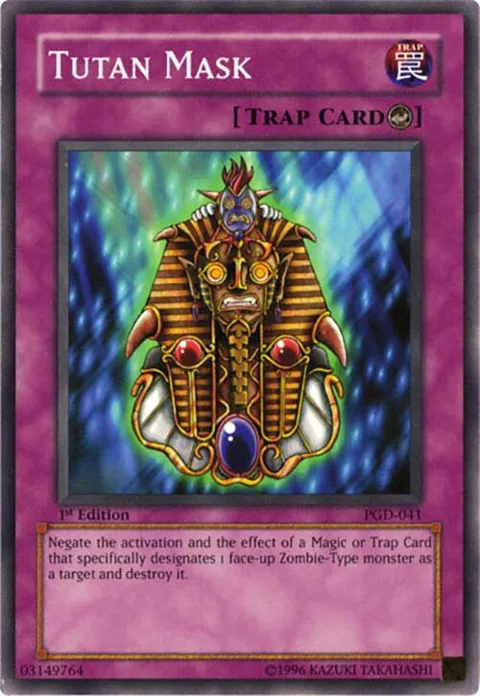 Tutan Mask PGD-041 Unlimited Yu-Gi-Oh card from Pharaonic Guardian