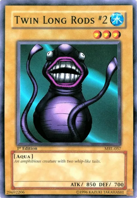 Twin Long Rods #2 MRL-057 1st Edition Yu-Gi-Oh card from Magic Ruler