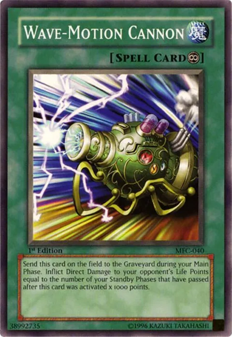 Wave-Motion Cannon MFC-040 Unlimited Yu-Gi-Oh card from Magician's Force