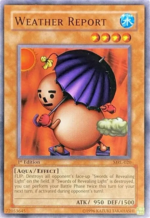 Weather Report MRL-020 Yu-Gi-Oh card from Magic Ruler