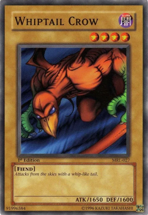 Whiptail Crow MRL-027 1st Edition Yu-Gi-Oh card from Magic Ruler
