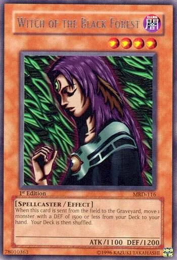 Witch of the Black Forest MRD-116 Yu-Gi-Oh card from Metal Raiders