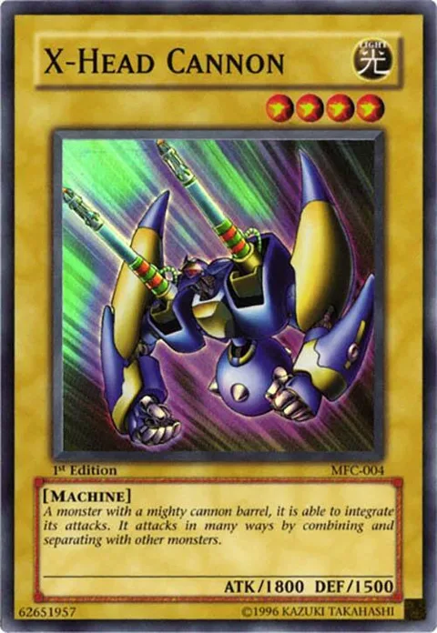 X-Head Cannon MFC-004 Unlimited Yu-Gi-Oh card from Magician's Force