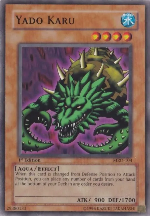 Yado Karu MRD-104 Unlimited Yu-Gi-Oh card from Metal Raiders