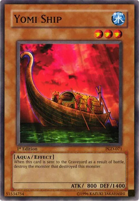 Yomi Ship PGD-071 1st Edition Yu-Gi-Oh card from Pharaonic Guardian