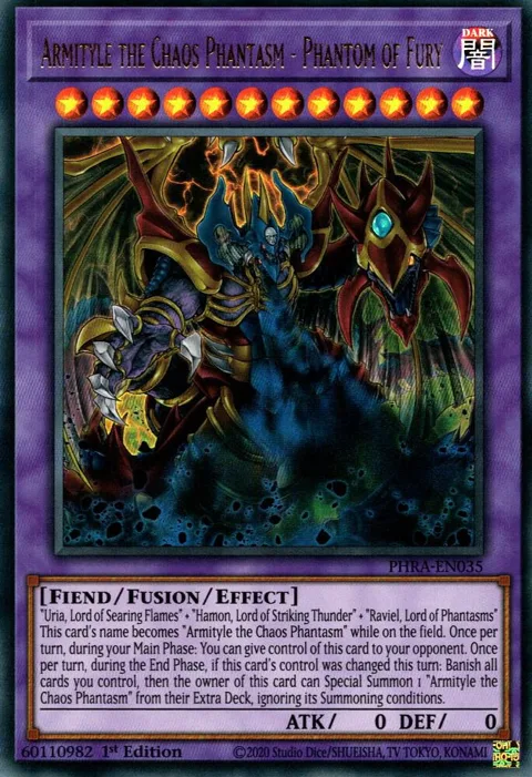 Armityle the Chaos Phantasm - Phantom of Fury PHRA-EN035 Yu-Gi-Oh card from Phantom Rage