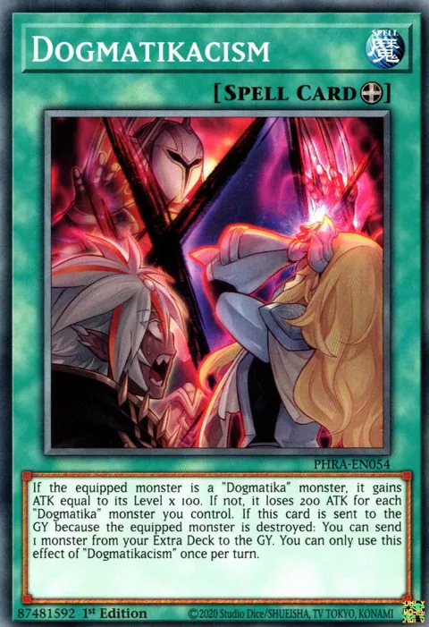 Dogmatikacism PHRA-EN054 Yu-Gi-Oh card from Phantom Rage