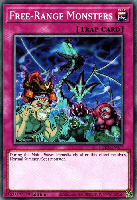 Free-Range Monsters PHRA-EN077 Yu-Gi-Oh card from Phantom Rage