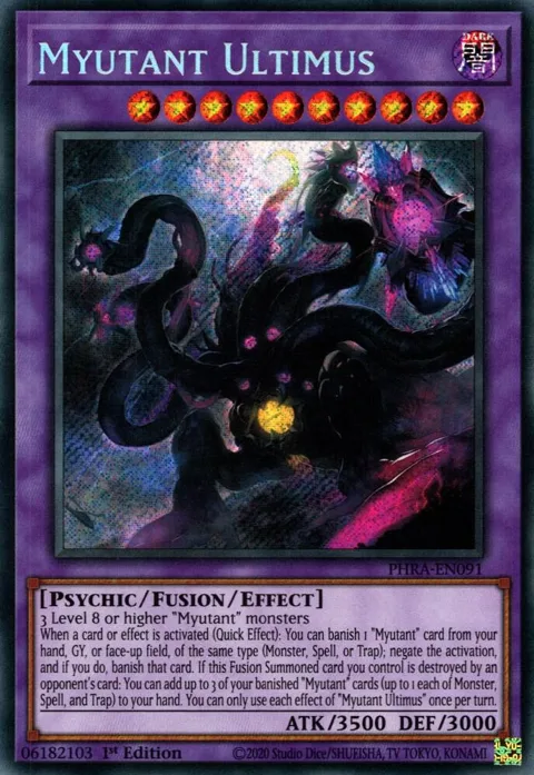 Myutant Ultimus PHRA-EN091 Yu-Gi-Oh card from Phantom Rage