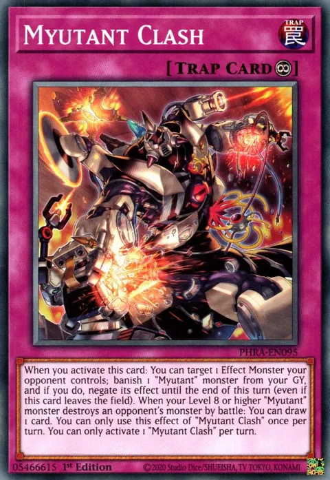 Myutant Clash PHRA-EN095 Yu-Gi-Oh card from Phantom Rage