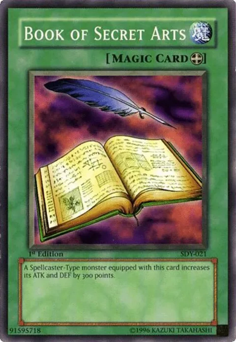 Book of Secret Arts SDY-021 Yu-Gi-Oh card from Starter Deck: Yugi