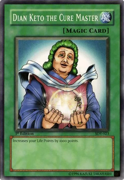 Dian Keto the Cure Master SDY-023 Unlimited Yu-Gi-Oh card from Starter Deck: Yugi