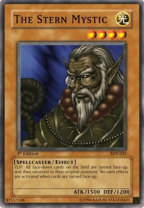 The Stern Mystic SDY-033 Unlimited Yu-Gi-Oh card from Starter Deck: Yugi