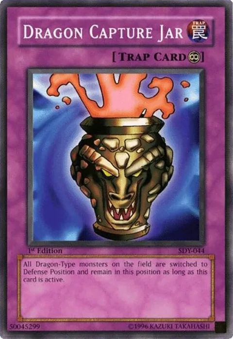 Dragon Capture Jar SDY-044 Yu-Gi-Oh card from Starter Deck: Yugi