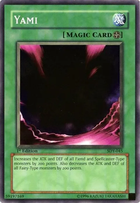 Yami SDY-045 1st Edition Yu-Gi-Oh card from Starter Deck: Yugi