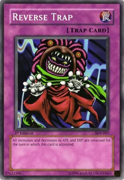 Reverse Trap SDY-047 Yu-Gi-Oh card from Starter Deck: Yugi