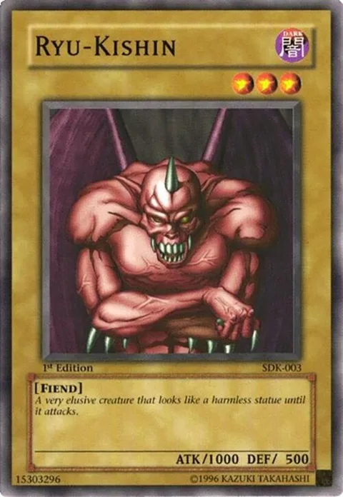 Ryu-Kishin SDK-003 Unlimited Yu-Gi-Oh card from Starter Deck: Kaiba