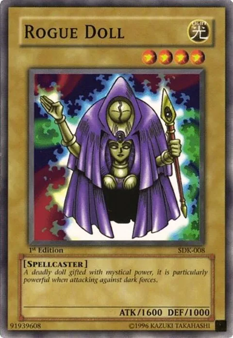 Rogue Doll SDK-008 1st Edition Yu-Gi-Oh card from Starter Deck: Kaiba