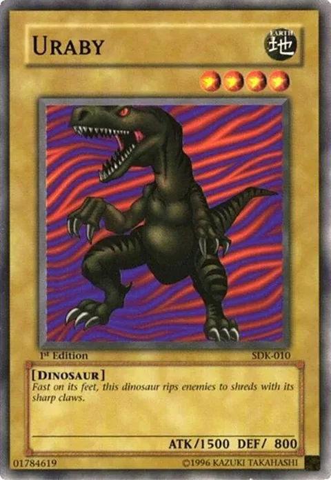 Uraby SDK-010 Yu-Gi-Oh card from Starter Deck: Kaiba