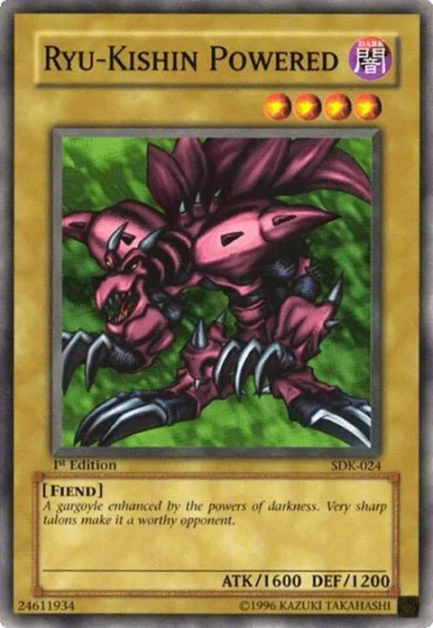 Ryu-Kishin Powered SDK-024 1st Edition Yu-Gi-Oh card from Starter Deck: Kaiba