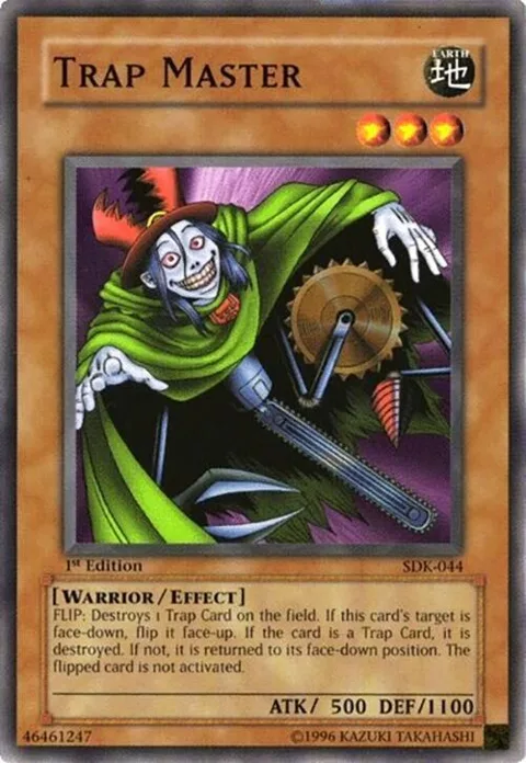 Trap Master SDK-044 Unlimited Yu-Gi-Oh card from Starter Deck: Kaiba