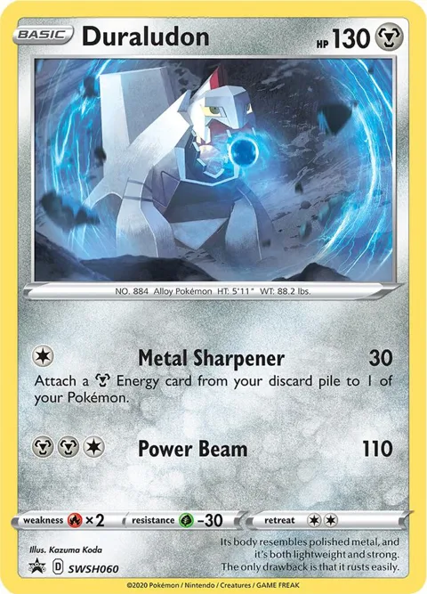 Duraludon #SWSH060 Holofoil Pokémon card from Sword & Shield Promo Cards