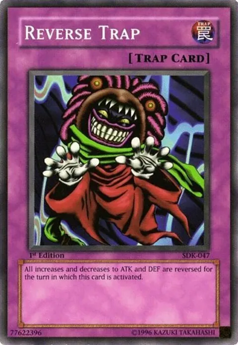 Reverse Trap SDK-047 1st Edition Yu-Gi-Oh card from Starter Deck: Kaiba