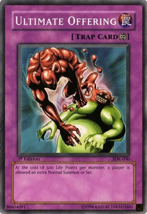 Ultimate Offering SDK-050 Unlimited Yu-Gi-Oh card from Starter Deck: Kaiba