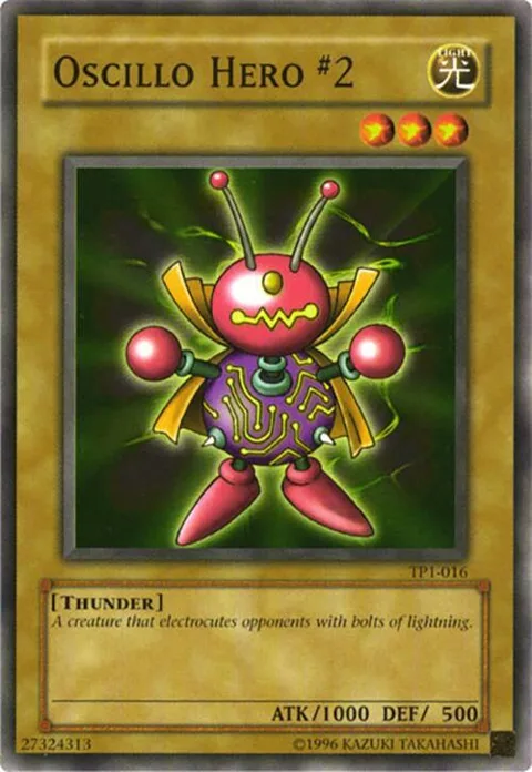 Oscillo Hero #2 TP1-016 Yu-Gi-Oh card from Tournament Pack 1