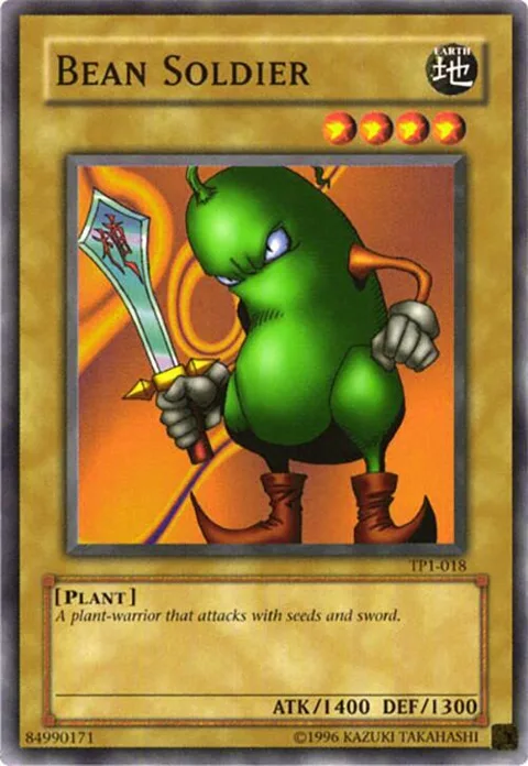 Bean Soldier TP1-018 Yu-Gi-Oh card from Tournament Pack 1