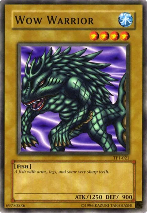 Wow Warrior TP1-021 Yu-Gi-Oh card from Tournament Pack 1